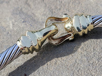 DAVID YURMAN 925 Sterling & 14k gold chocker necklace