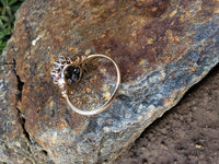 14k Victorian - Edwardian fancy yellow diamond mine cut halo ring - GIA