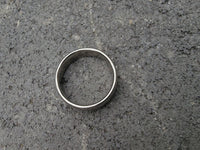 palladium 7.3mm estate men's wedding band - size 11