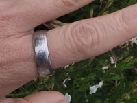 palladium 7.3mm estate men's wedding band - size 11