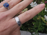 palladium 7.3mm estate men's wedding band - size 11