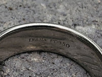 palladium 7.3mm estate men's wedding band - size 11