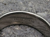 palladium 7.3mm estate men's wedding band - size 11