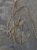 14k gold mine cut diamond antique necklace pendant lavaliere