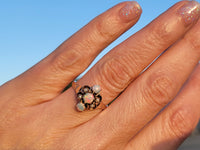 10k gold Victorian opal antique ring