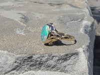10k gold Deco c.1930's 1940's opal ring