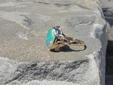 10k gold Deco c.1930's 1940's opal ring