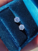 14k white gold diamond studs earrings -  1.00ct tw GIA CERTIFIED