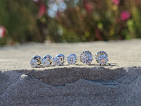 14k white gold diamond studs earrings -  1.00ct tw GIA CERTIFIED