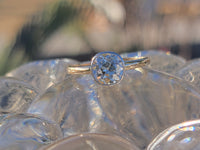 18ct gold old mine cut diamond solitaire antique estate ring - 1.20ct
