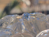 18ct gold old mine cut diamond solitaire antique estate ring - 1.20ct
