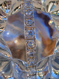 14k gold - platinum two tone Deco c.1910- c.1920's old cut diamond antique bracelet