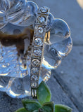 14k gold - platinum two tone Deco c.1910- c.1920's old cut diamond antique bracelet