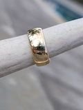 14k gold 7.5mm estate wedding band 1903 - size 7