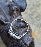 18ct & platinum two-tone diamond estate ring band