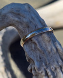 10k gold two tone 3mm vintage engraved wedding band - size 10
