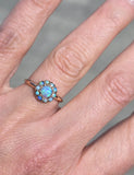 10k gold Victorian opal antique ring