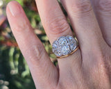 Platinum c.1920's Art Deco mine cut diamond ring