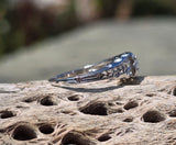 18k white gold c.1920's filigree European cut diamond ring