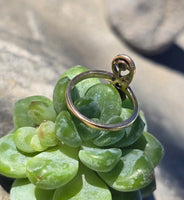 silver top + 10k gold two-tone antique diamond ring