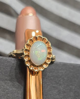 10k gold opal estate ring