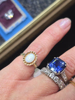 10k gold opal estate ring