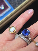 10k gold opal estate ring