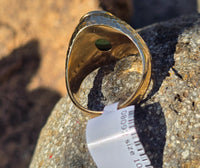 14k gold jade estate ring