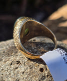 14k gold jade estate ring