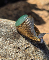 14k gold jade estate ring