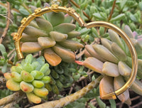 14k gold hinged bangle diamond estate bracelet