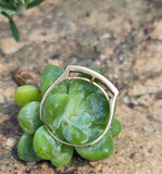 14k gold stackable ruby estate wedding band