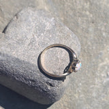 14k gold Victorian opal and diamond antique ring