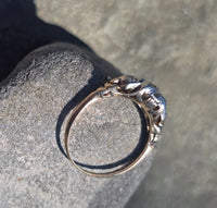 14k-18k gold two-tone c.1930's Art Deco diamond engagement ring