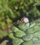 10k gold Victorian opal antique ring