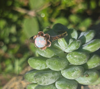 10k gold Victorian opal antique ring