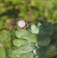 10k gold Victorian opal antique ring