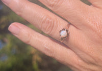 10k gold Victorian opal antique ring