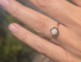 10k gold Victorian opal antique ring