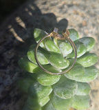 14ct gold Victorian turquoise horseshoe ring band