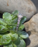 Platinum c.1920's European cut diamond antique engagement wedding ring