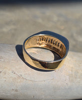 14k gold 43 diamond estate band ring