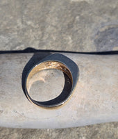 14k gold 43 diamond estate band ring