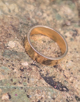 14k gold Victorian turquoise & pearl estate band ring