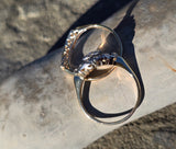 14k gold two tone  Art Deco vintage diamond bridal set - apx .34ct tw HOLD