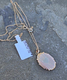 10k yellow gold Art Deco estate locket pendant necklace - heart motif