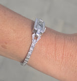 platinum & 14k white gold vintage Art Deco diamond watch