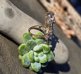 Platinum and 14k gold Edwardian two tone pearl and diamond antique filigree sheild glove ring