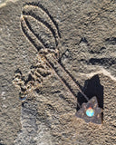 10k gold Victorian opal slide necklace pendant