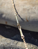 14k gold pearl antique seed pearl flower necklace pendant